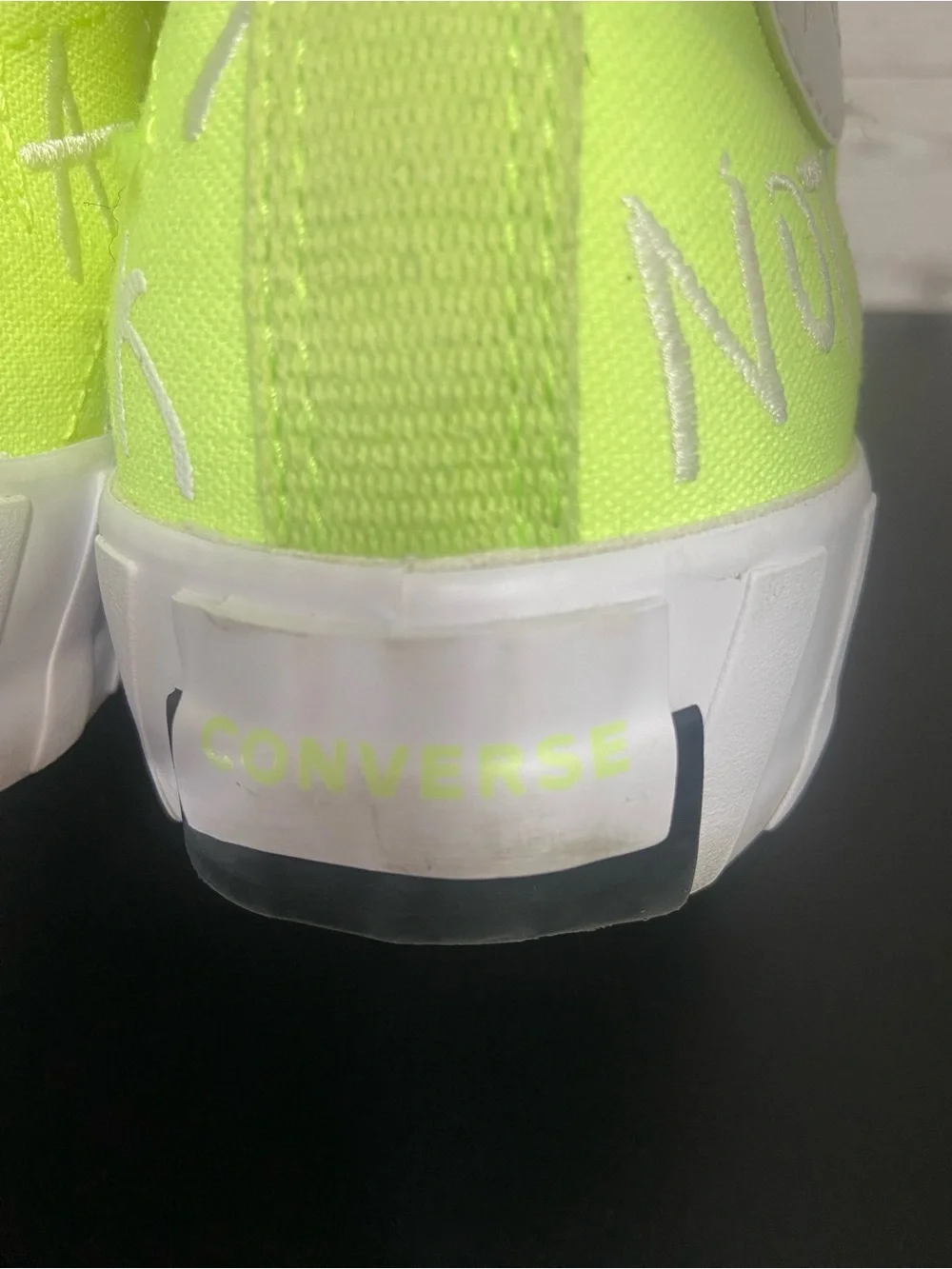 Converse UNT1TL3D Hi “Not A Chuck” Volt Neon Yellow High Top Kids Size 6